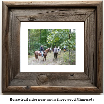 horse trail rides near me in Shorewood, Minnesota